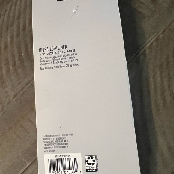 West Loop Black Ultra-Low Liner 2-Pack No Slip lightweight [Brand New] - Picture 3 of 4